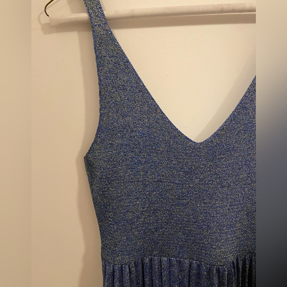 Blue sparkling Zara dress